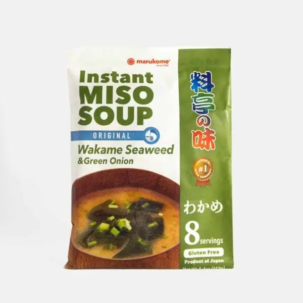 Sopa de miso y wakame instantánea MARUKOME 156g (8 raciones)