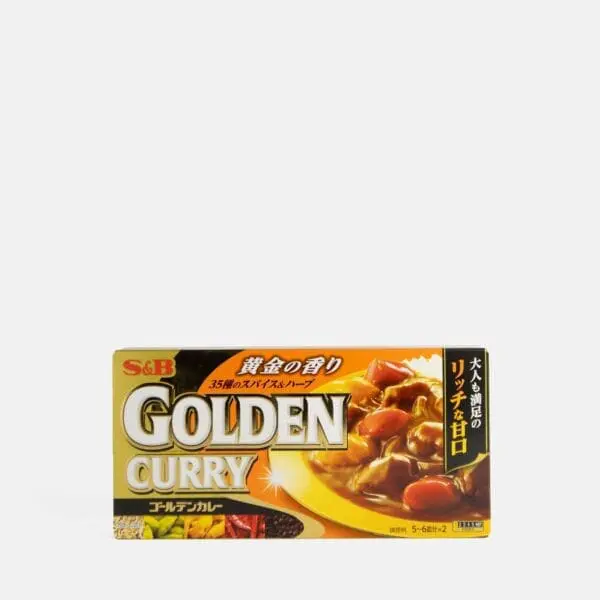 Golden curry japonés dulce S&B 198g