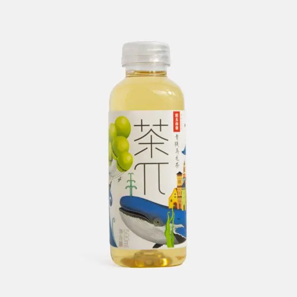 Bebida de té oolong con sabor a uva NONGFU 500ml