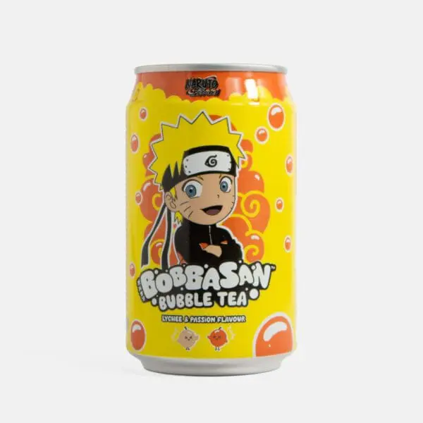 Bubble tea con sabor a maracuyá y lichi Naruto BOBBASAN 320ml