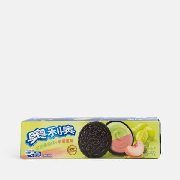 Galleta con sabor a uva y melocotón OREO 97g