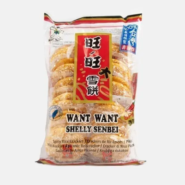 Galleta senbei de arroz picante WANTWANT 150g