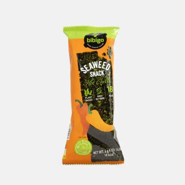 Snack de alga sabor picante BIBIGO 4g