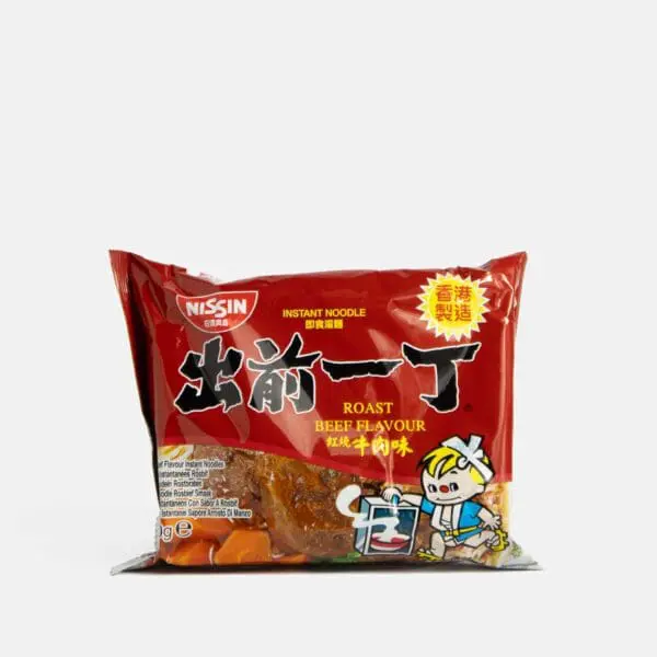 Ramen instantáneo sabor roast beef NISSIN 100g