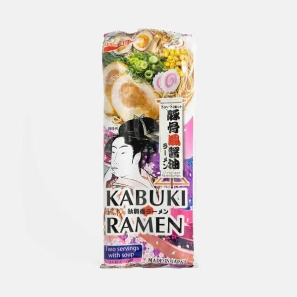 Kit de ramen tonkotsu salsa de soja KABUKI 190g (2 raciones)