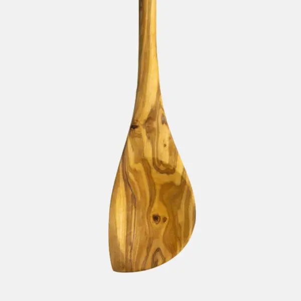 Espátula inclinada de madera de olivo 30cm - Image 3