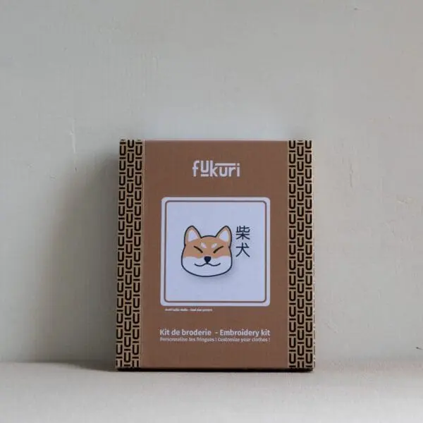 Kit de bordado japonés: Shiba inu