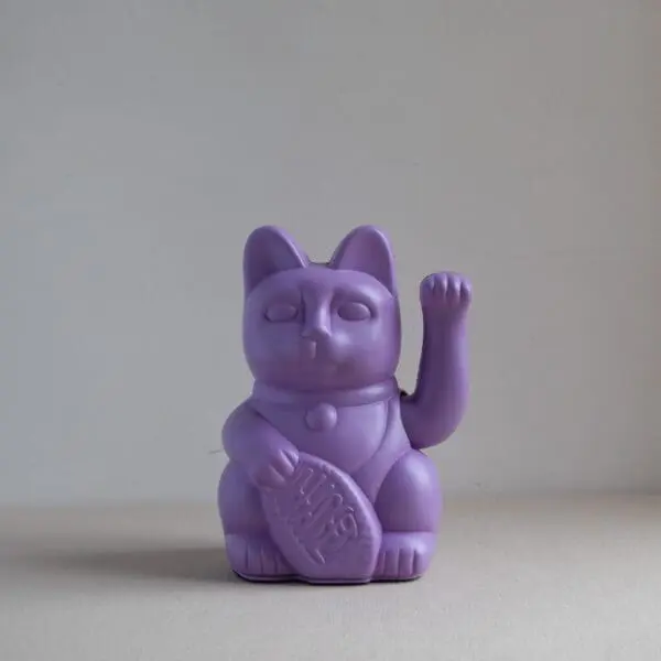 Gato de la suerte Maneki Neko malva