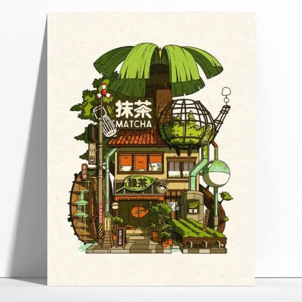 Impresión decorativa Matcha Storefront 30x40