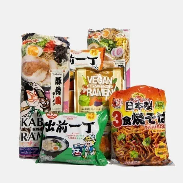 Pack de ramen instantáneo japonés