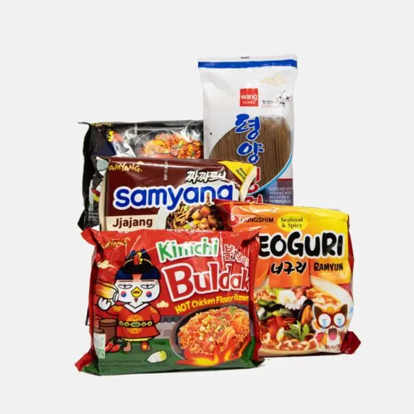 Pack de ramen instantáneo coreano