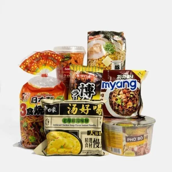 Pack de ramen instantáneo mixto