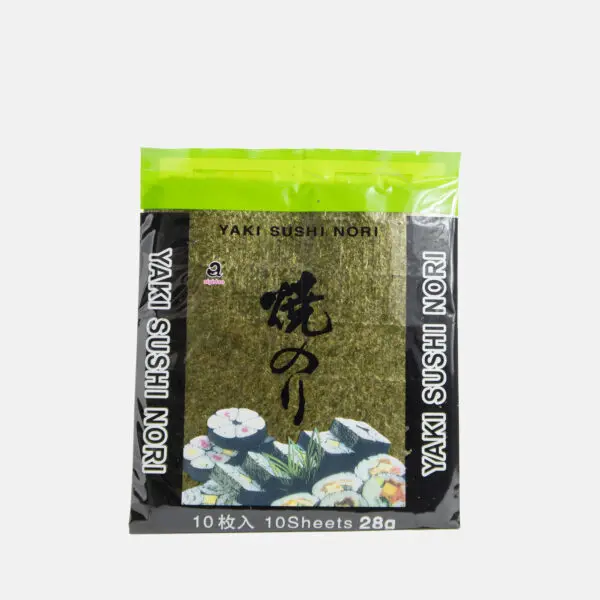 Alga nori para sushi (10 pzs) AIYIDUO 28g