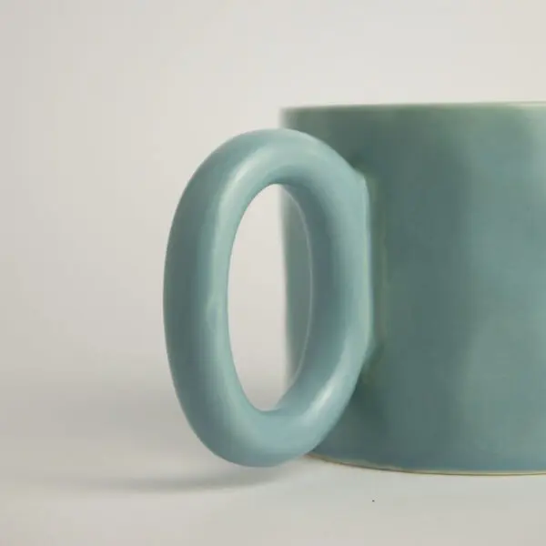 Taza de cerámica azul Harajuku - Image 3