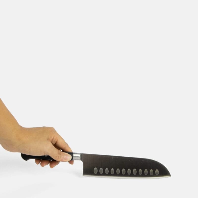 Cuchillo Santoku de acero inoxidable 18cm