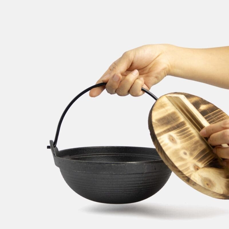 Cazuela de hierro japonesa con tapa 18cm
