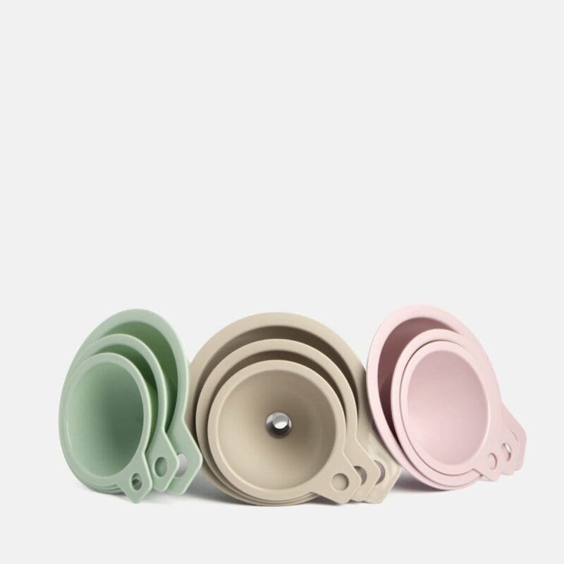 Set de 3 embudos rosa pastel - Imagen 2