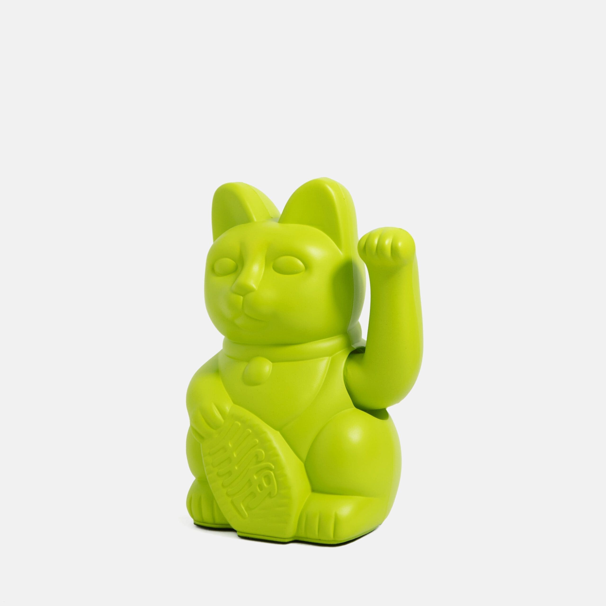 Gato de la suerte japonés Maneki Neko verde mojito