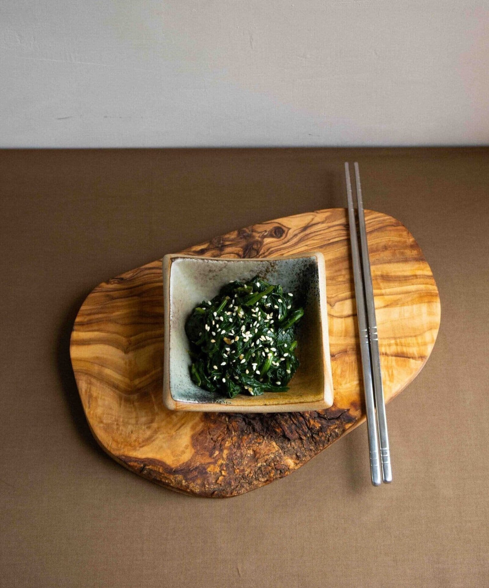 receta ensalada de espinacas coreana THE BEANEAT, supermercado asiático online