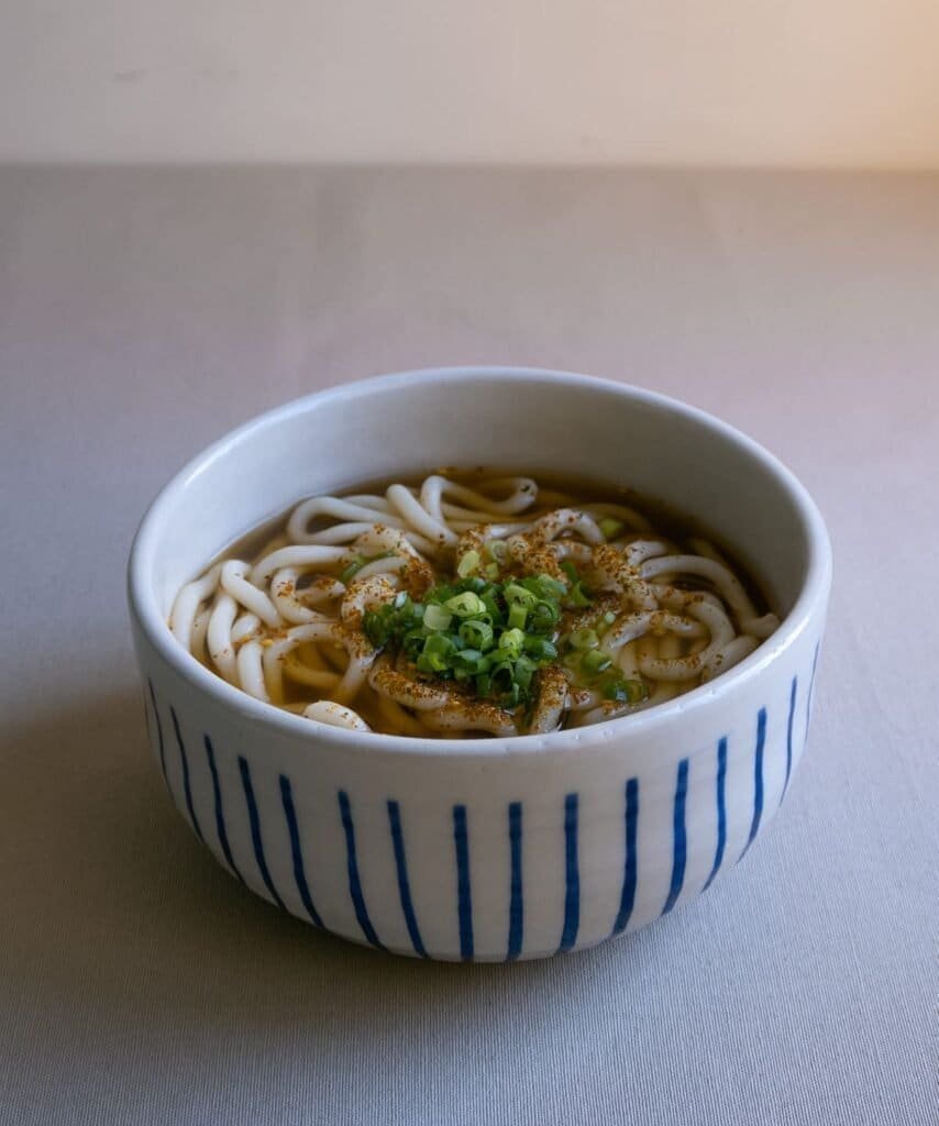 Receta de udon clásico (Kake Udon)