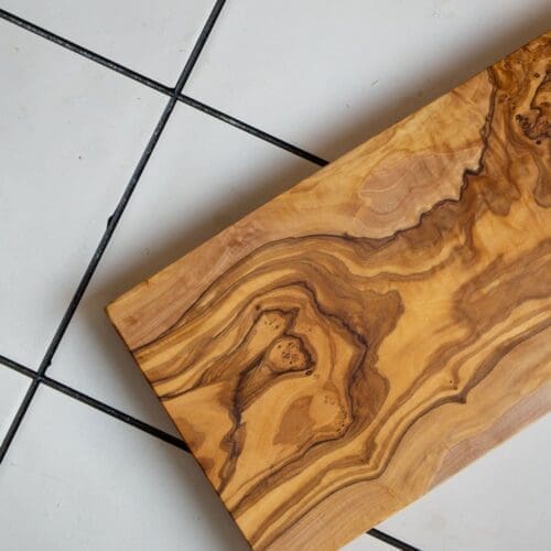 Tabla de cortar de madera de olivo 30x15