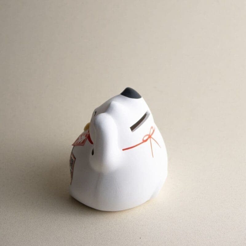 Gato de la suerte japonés blanco maneki neko