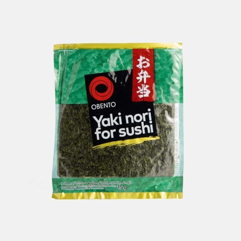 Alga nori para sushi 6pcs Obento