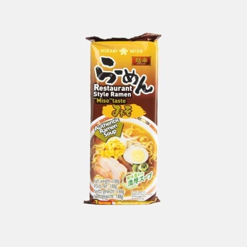 Kit de ramen japonés tonkotsu miso Hikari 188g