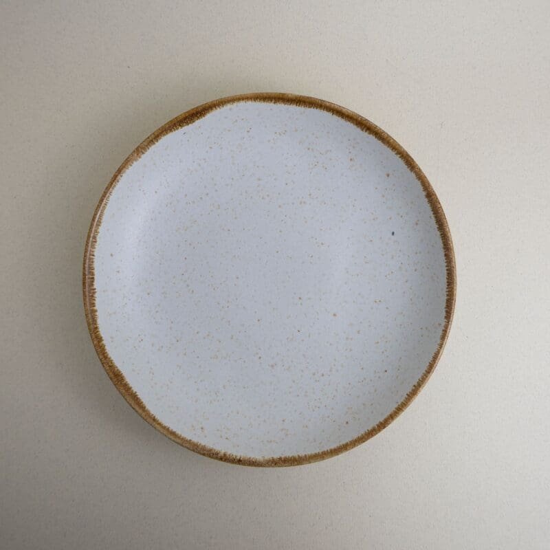 Plato hondo de cerámica Mino
