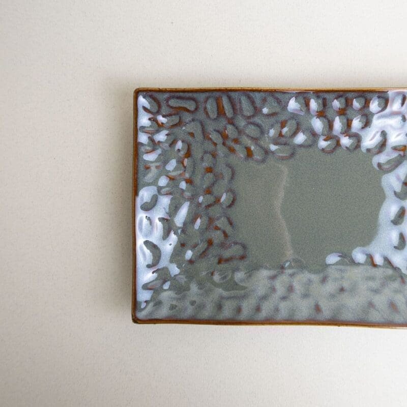 Plato rectangular de porcelana Shizuoka