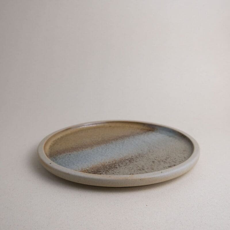 Plato llano de porcelana Aki - Imagen 2