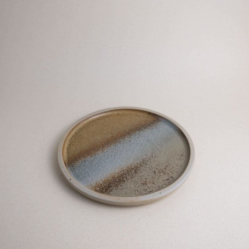 Plato llano de porcelana Aki - Imagen 3