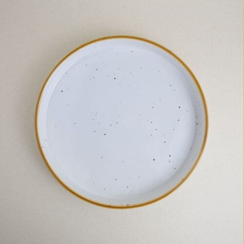 Plato llano de porcelana Arita