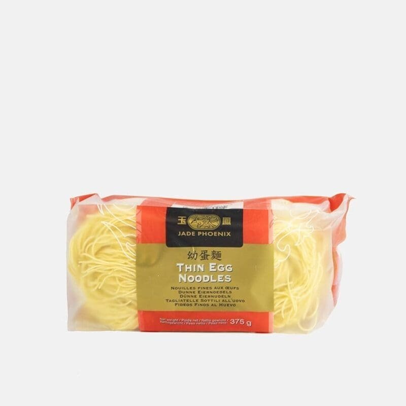 Fideos de huevo chinos finos tipo ramen