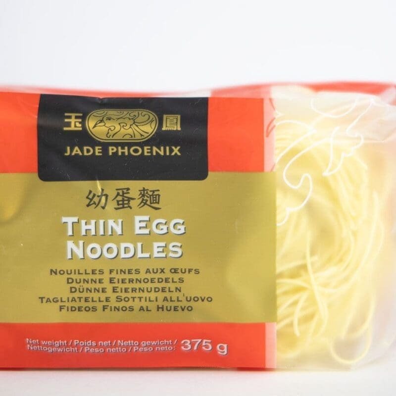 Fideos de huevo chinos finos tipo ramen